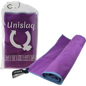 Gym Microfiber Towel, Soft and Super Absorbent, Purple, 12inch x 32inch / 30cm x 80cm, Ideal for Tennis, Padel, Pickleball and Other Workout Sessions