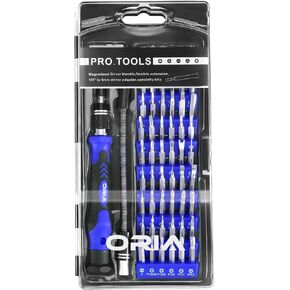 ORIA Precision Screwdriver Set, New Version 130 in 1 Screwdriver Kit with 120 Screwdriver Bits(117 PCS 28mm, 3 PCS 35mm), Repair Tool Kit for Smart Phone, Household Appliances