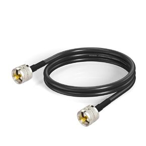 كابل محوري لراديو CB 10 أقدام UHF PL259 ذكر إلى ذكر كابل محوري RG8x منخفض الخسارة 50 أوم لمحلل هوائي الراديو CB HAM SWR متر مفتاح محوري إلخ.