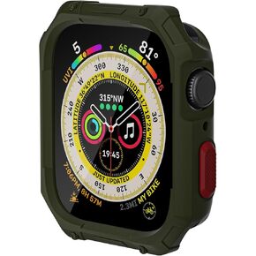 49mm Screen Protector Case Compatible with Apple Watch Ultra/Ultra 2 49mm Case, Soft TPU Full Coverage Protective Shockproof iWatch Bumper Cover for Apple Watch Accessories