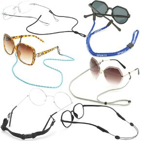 Glasses Strap-6 Types, 6 PCS Eye Glasses Holders Around Neck,Sunglasses Strap,Stylish Glasses Chain,Preventing Eyeglasses from Slipping or Getting Lost During Work, School, or Sports Activities