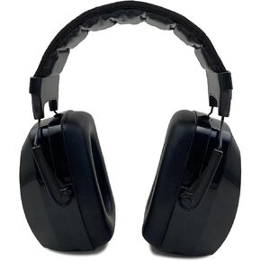 Shooting Ear Protection - SNR 33db Noise Reduction Earmuffs, Lightweight Design for Shooting Range, Black