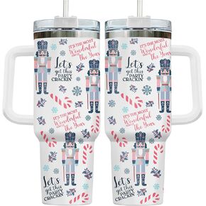34HD Christian Gifts for Women, Christian Tumbler Stainless Steel, Religious Mug, Inspirational Birthday Gifts, Faith Based Gifts, 40 Oz Tumbler with Handle and Straw