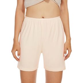 MANCYFIT Bloomers Shorts for Women Pettipants for Under Dresses Flat Edge Culottes Slip Shorts