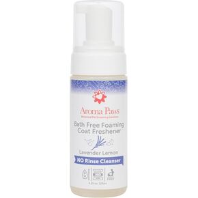 Bath Free Foaming Cleanser for Dogs - No Rinse Deodorizing Foam - Waterless Bath - Clean in Between Baths, Ingredients, 4.25 oz.