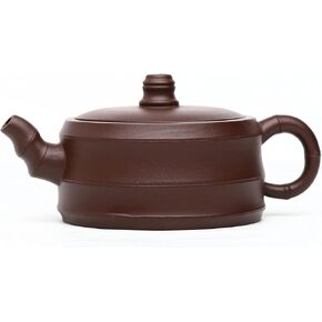 Zisha Tea Pot,Chinese Genuine Yixing Clay HandmadeTeapot 6.8 Oz with Filter,Brewing Infuser Kung Fu Loose Leaf Tea Maker Set