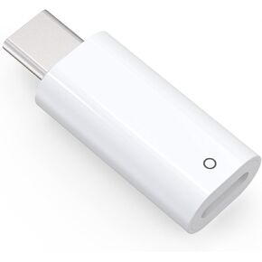 TechMatte USB C Pencil Adapter Designed for Apple Pencil 1st Generation, Only Compatible with iPad 10th Generation,Male USB-C to Female Lightning Pencil Charging Adapter, Bluetooth Connection(2Pack)
