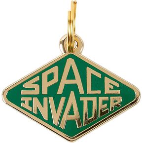 Space Invader Collar Charm