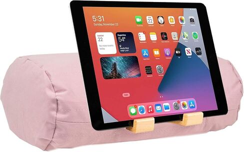 حامل وسادة الحنطة السوداء العضوي من Digital Nc The Chill-ow iPad: الحل الأمثل بدون استخدام اليدين لأي جهاز لوحي أو هاتف. مثالية للاستخدام على الأريكة أو السرير أو الطاولة. (أرجواني) in Saudi Arabia