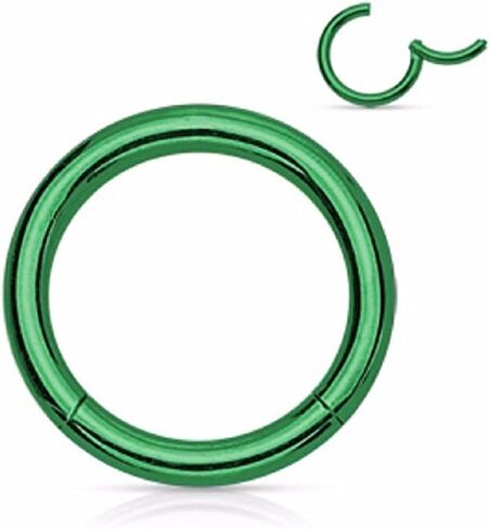 Pair of 316L Surgical Steel Hinged Segment WildKlass Rings in Saudi Arabia