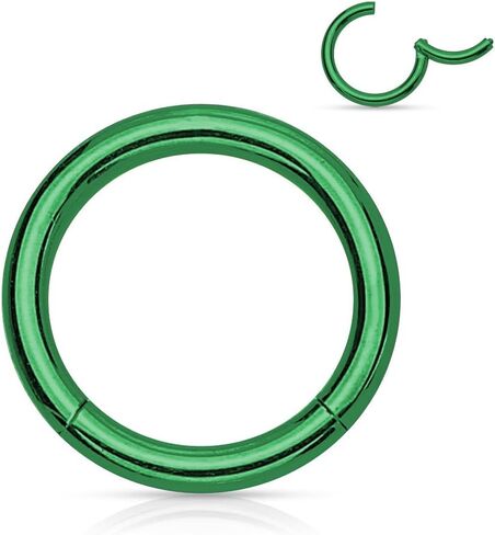 Pair of 316L Surgical Steel Hinged Segment WildKlass Rings in Saudi Arabia