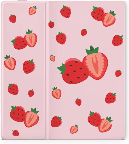 Tacky Design Strawberry Skin for Kindle Paperwhite Skin Wrap, Pink Skin for Kindle Stickers, Premium Vinyl 3M Full Wrap for Kindle Paperwhite Covers for (Kindle Paperwhite (11th Gen, 2021)) in Saudi Arabia