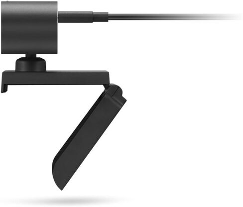 Lenovo HD 1080p Webcam (300 FHD)- Black w/ 95° Wide Angle, 360° Rotation Pan & Tilt, Dual Microphones, Privacy Shutter in Kuwait