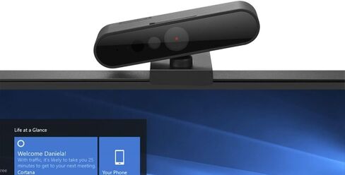 Lenovo HD 1080p Webcam (300 FHD)- Black w/ 95° Wide Angle, 360° Rotation Pan & Tilt, Dual Microphones, Privacy Shutter in Kuwait