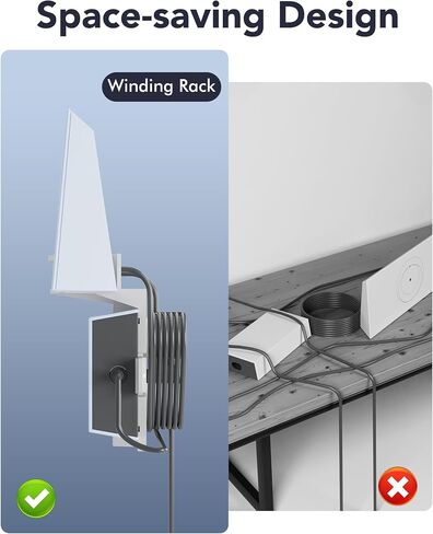 For Starlink Gen 3 Router Mount, 3 in 1 for Starlink Standard Mesh Router and Power Supply Wall Mount Mounting Kit with Cable Caddy, Compatible with Starlink V3&Gen3 Standard Router Accessories in Saudi Arabia