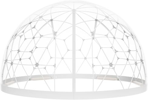 VEVOR Garden Dome Igloo Tent House، خيمة قبة، ترقية Igloo Garden مع غطاء ونافذة شفافة من PVC، مأوى للتخييم على شكل قبة جيوديسية خارجية مقاومة للماء للفناء والفناء الخلفي لتناول الطعام والحفلات in Saudi Arabia
