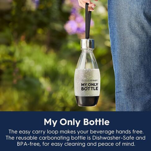 SodaStream Art Sparkling Water Maker Bundle in Black - includes CO2, Carbonating Bottle, and bubly 6-Flavor Variety Pack in Kuwait