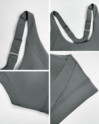 حمالات صدر رياضية من Racerback للنساء ذات دعم عالٍ وأشرطة قابلة للتعديل وكوب مصبوب للتمرين واللياقة البدنية والجري في صالة الألعاب الرياضية in Saudi Arabia