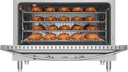 KoolMore 23 in. Commercial Countertop Convection Oven for Half-Size Pans with 4 Racks 1600W of Power in Stainless-Steel, ETL Listed for Safety and Sanitation (KM-CTCO-15) in Kuwait