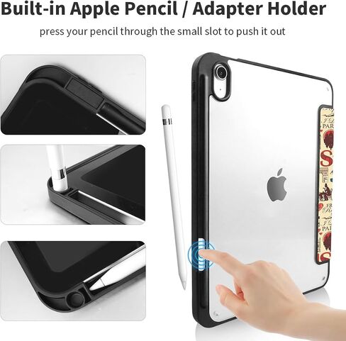 Smart Folio Case for ipad 10th Generation case,Cute 10.9 inch ipad case 10th Generation,Artsy 10th gen ipad case with Shockproof Frame,Clear Back,Pencil Holder,Auto Sleep/Wake,Galaxy in Saudi Arabia
