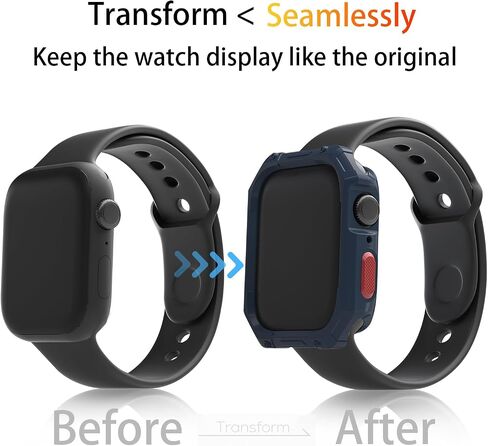 49mm Screen Protector Case Compatible with Apple Watch Ultra/Ultra 2 49mm Case, Soft TPU Full Coverage Protective Shockproof iWatch Bumper Cover for Apple Watch Accessories in Saudi Arabia