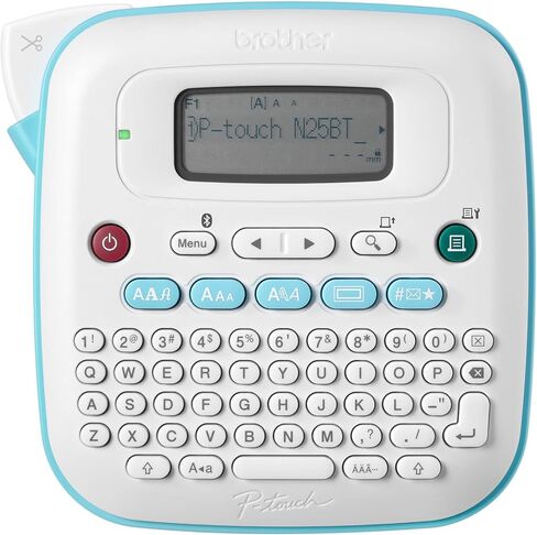 Brother P-Touch PT-N25BTV3 Personal Connected Label Maker, Bluetooth, Free Design&Print2 app, Portable, Handheld, 3 Sample Label Tapes Included, Prints on P-Touch Btag ~½" (12mm) Wide Tapes in Kuwait