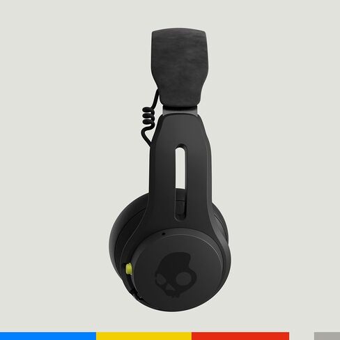 Skullcandy Icon ANC On-Ear Active Noise Cancelling Wireless Bluetooth Headphones, 60 Hr Battery, Microphone, Works with iPhone Android - Black in Saudi Arabia