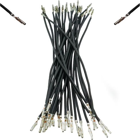 Genuine Molex Mini-Fit Jr. Pre-Crimped Wire Leads – Versatile Wire Harness Connectors for Electronics, DIY, Prototyping, Robotics, Drones, and Automotive by MiniProto (Female-Female, 6in, 10) in Saudi Arabia