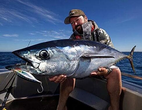 Nomad Design Madscad 115 Sinking SW Twitchbait - مثالي للسنوك، الباس المخطط - BKK Diablo 5X Singles 3/0 Hooks، 4-1/2 بوصة - 1-1/2 أونصة، الماكريل الإسباني in Saudi Arabia