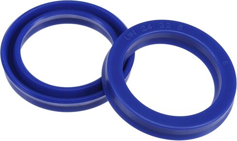 YOKIVE 2 Pcs UN Radial Shaft Seals, Industry PU Oil Seals for Hydraulic Cylinders (Blue, 22-mm ID x 30-mm OD 5-mm Width) in Saudi Arabia