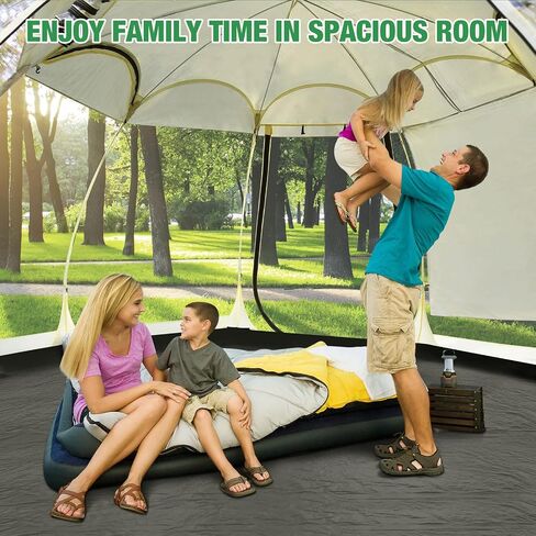 Eapele Pop Up Bubble Tent - Weather Proof Pod Igloo Tent - Personal Cold Protection Camping Tent for Patios Outdoor - Large Oversize Beige in Saudi Arabia