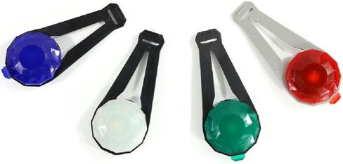 LED Collar Charm Light,Dog Collar Lights for Night Walking,Dog Night Light, Pet Safety Light for Outdoor, 3 Light Modes,5KM Visibility,USB Rechargable (2 Count, Blue) in Saudi Arabia