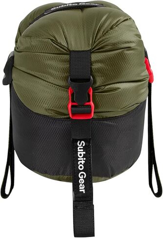 Ultra-light Compression Stuff Sack, 70D Nylon Sleeping Bag Stuff Sack 1L/5L/7L/17L/25L Compression Bag Space Saving Gear for Camping Hiking Backpacking in Kuwait