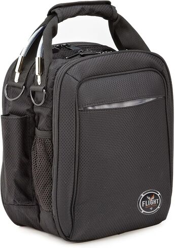 حقيبة طيران من Flight Outfitters Lift Pro 2.0، حقائب طيار لسماعات الرأس ذات جوانب معززة ومتينة | جيوب متعددة وحزام كتف، أسود in Kuwait