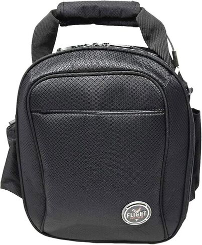 حقيبة طيران من Flight Outfitters Lift Pro 2.0، حقائب طيار لسماعات الرأس ذات جوانب معززة ومتينة | جيوب متعددة وحزام كتف، أسود in Kuwait