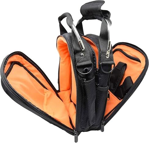 حقيبة طيران من Flight Outfitters Lift Pro 2.0، حقائب طيار لسماعات الرأس ذات جوانب معززة ومتينة | جيوب متعددة وحزام كتف، أسود in Kuwait
