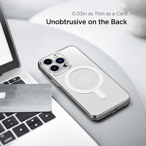 OUTXE Ultra-Thin Magnetic Sticker, Upgrade Magnet Adapter Ring Compatible with Magsafe iPhone/Android and Phone Case 2pack -Black in Kuwait