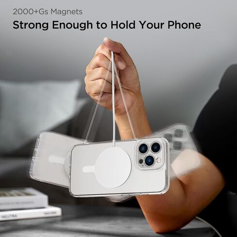 OUTXE Ultra-Thin Magnetic Sticker, Upgrade Magnet Adapter Ring Compatible with Magsafe iPhone/Android and Phone Case 2pack -Black in Kuwait