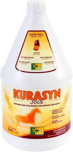 TRM Kurasyn 360x Horse Feed Supplement for Improved Performance and Mobility with Fast-Acting Curcumin - 33.8 fl oz (1 Liter) - 33.8 fl oz in Kuwait