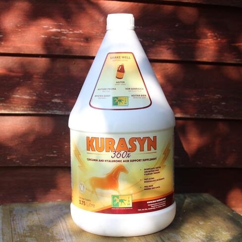 TRM Kurasyn 360x Horse Feed Supplement for Improved Performance and Mobility with Fast-Acting Curcumin - 33.8 fl oz (1 Liter) - 33.8 fl oz in Kuwait