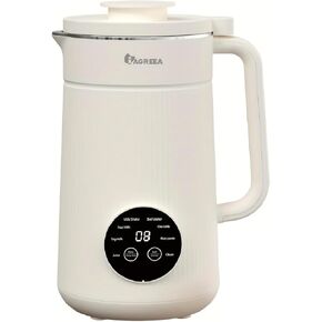 IAGREEA Automatic Nut Milk Maker, Almond Milk Maker with 35 OZ of Bladder, Make Milk/Juice/Soy Milk/Milkshakes, 12-Hour Delay, Oat Milk Maker Machine with 2 Hours Heat Preservation,10 Blade Design