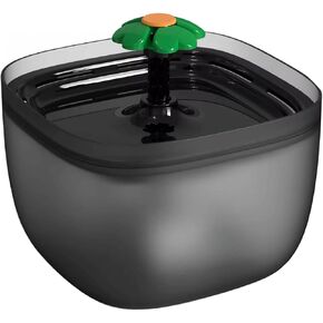 Pet Water Fountain W7, 67oz / 2 Liters Automatic Cat, Dog Water Fountain Pet Water Dispenser Ultra-Quiet Water Pump 360-degree Waterfall Shower, Automatic Pet Water Fountain, Small, Black