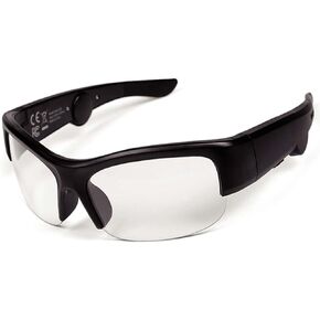 5BC Bluetooth Safety Glasses for Work Audio Smart Glasses with Mic and Speaker Listen Music and Calls, Clear Lens