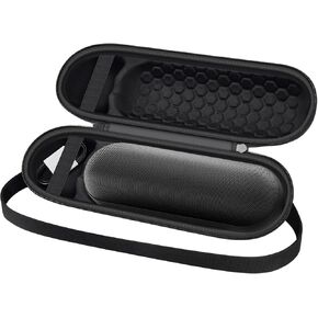 Hard Carrying Case Compatible with Beats Pill Bluetooth Speaker and Portable Wireless Charger, 2024 New for Beats Pill Accessories Storage Bag, with Shoulder Strap for Outdoor Traveller - Case Only
