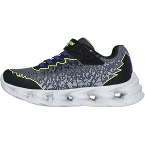 Skechers Boy's Vortex 2.0-ZORENTO Sneaker, Black/Yellow, 13.5 Wide Little Kid