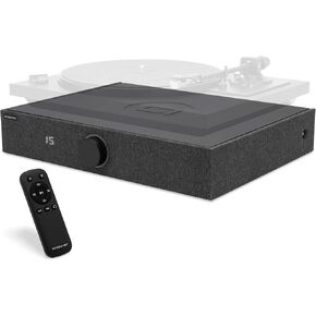 Andover Audio Spinbase 2 Speaker System Designed for Turntables; Phono Input, BT, Analog and Optical Input, ISOGroove Anti-Feedback, with Remote Control - (White)