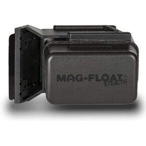 Medium Black Stealth Glass Magnet Aquarium Scraper Cleaner with Blade - Floating Magfloat Magnetic Cleaning Tool