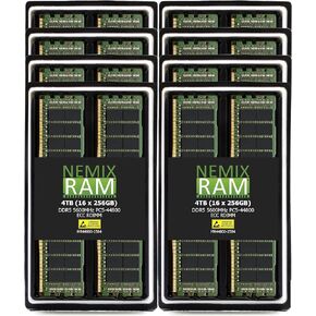 NEMIX RAM 1TB (16X64GB) DDR5 5600MHZ PC5-44800 2Rx4 1.1V 288-PIN ECC RDIMM Registered Server Memory KIT