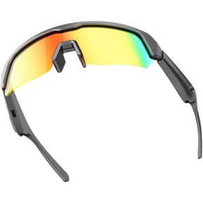 Smart Sunglasses with UV Protection, Bluetooth Wireless Smart Glasses for Men Women, Hands-Free Calling Music