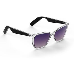 Lucyd Lyte Moonbeam Bluetooth Audio Sunglasses for Men & Women – Smart Glasses with Headphones, Speaker and Wireless Mic - Compatible with Alexa & Siri - Photochromic Smart Glasses w/Adaptive Lenses